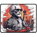 ai generator t hirt design Fleece Blanket (Medium)