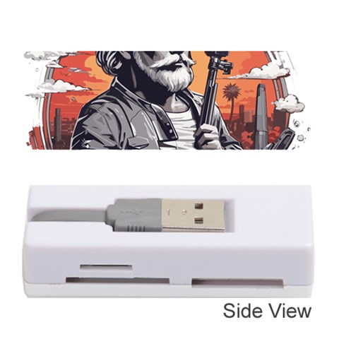 ai generator t hirt design Memory Card Reader (Stick) from ArtsNow.com Front