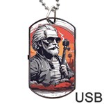 ai generator t hirt design Dog Tag USB Flash (Two Sides)