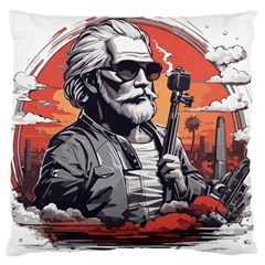 ai generator t hirt design Large Cushion Case (Two Sides) from ArtsNow.com Back