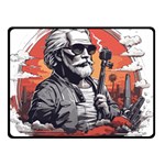 ai generator t hirt design Two Sides Fleece Blanket (Small)