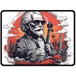 ai generator t hirt design Two Sides Fleece Blanket (Large)