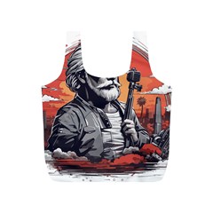 ai generator t hirt design Full Print Recycle Bag (S) from ArtsNow.com Front