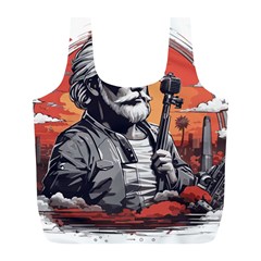ai generator t hirt design Full Print Recycle Bag (L) from ArtsNow.com Back