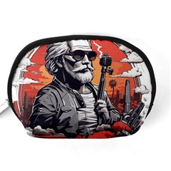 ai generator t hirt design Accessory Pouch (Medium) from ArtsNow.com Back