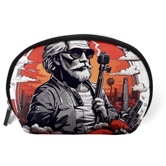 ai generator t hirt design Accessory Pouch (Large) from ArtsNow.com Back