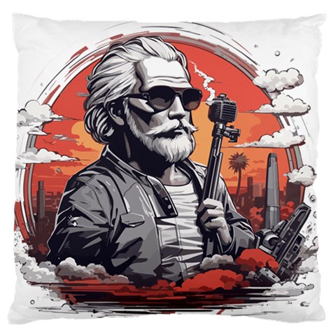 ai generator t hirt design Standard Premium Plush Fleece Cushion Case (Two Sides) from ArtsNow.com Front