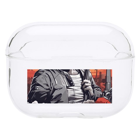 ai generator t hirt design Hard PC AirPods Pro Case from ArtsNow.com Front