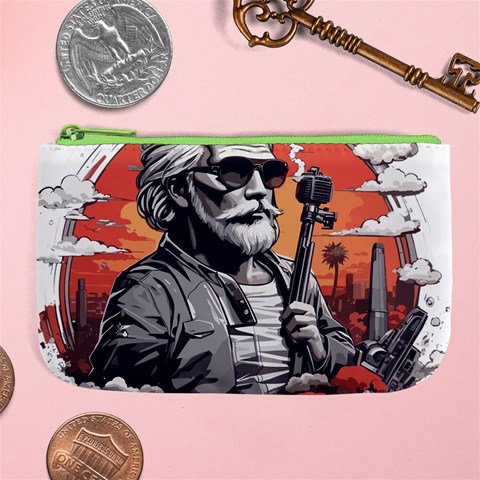 ai generator t hirt design Large Coin Purse from ArtsNow.com Front