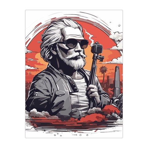 ai generator t hirt design Medium Tapestry from ArtsNow.com Front