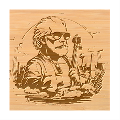 ai generator t hirt design Bamboo Coaster Set from ArtsNow.com Coaster 4