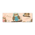Seamless Pattern Owls Dream Cute Style Pajama Fabric Sticker Bumper (10 pack)