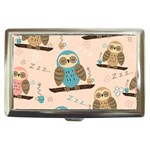 Seamless Pattern Owls Dream Cute Style Pajama Fabric Cigarette Money Case