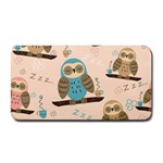Seamless Pattern Owls Dream Cute Style Pajama Fabric Medium Bar Mat