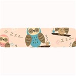 Seamless Pattern Owls Dream Cute Style Pajama Fabric Large Bar Mat