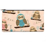 Seamless Pattern Owls Dream Cute Style Pajama Fabric Pencil Case