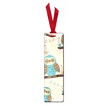Seamless Pattern Owls Dream Cute Style Pajama Fabric Small Book Marks