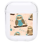 Seamless Pattern Owls Dream Cute Style Pajama Fabric Hard PC AirPods 1/2 Case