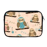 Seamless Pattern Owls Dream Cute Style Pajama Fabric Apple MacBook Pro 17  Zipper Case