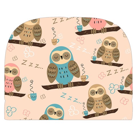 Seamless Pattern Owls Dream Cute Style Pajama Fabric Make Up Case (Small) from ArtsNow.com Front