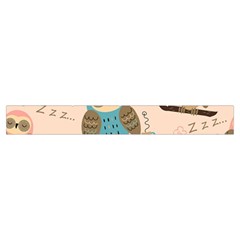 Seamless Pattern Owls Dream Cute Style Pajama Fabric Make Up Case (Small) from ArtsNow.com Zipper Tape Front