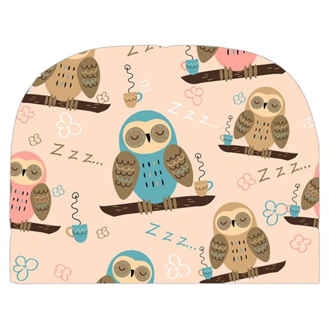 Seamless Pattern Owls Dream Cute Style Pajama Fabric Make Up Case (Medium) from ArtsNow.com Front