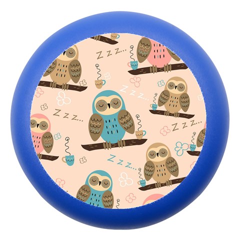 Seamless Pattern Owls Dream Cute Style Pajama Fabric Dento Box with Mirror from ArtsNow.com Front