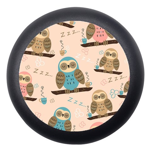 Seamless Pattern Owls Dream Cute Style Pajama Fabric Dento Box with Mirror from ArtsNow.com Front