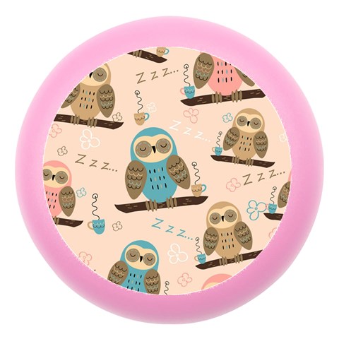 Seamless Pattern Owls Dream Cute Style Pajama Fabric Dento Box with Mirror from ArtsNow.com Front