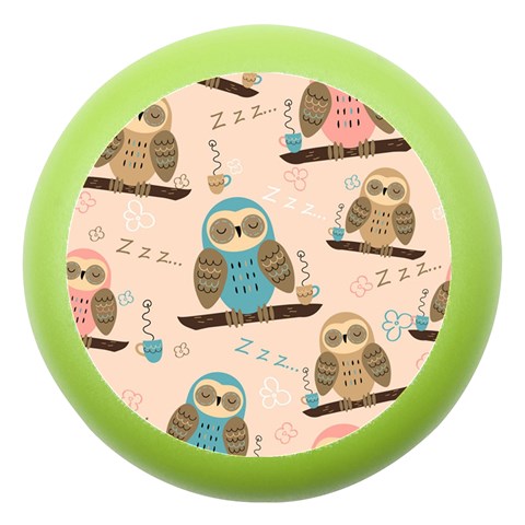Seamless Pattern Owls Dream Cute Style Pajama Fabric Dento Box with Mirror from ArtsNow.com Front