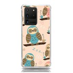 Seamless Pattern Owls Dream Cute Style Pajama Fabric Samsung Galaxy S20 Ultra 6.9 Inch TPU UV Case