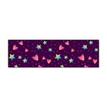 Colorful Stars Hearts Seamless Vector Pattern Sticker Bumper (10 pack)