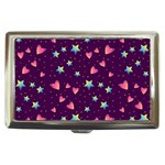 Colorful Stars Hearts Seamless Vector Pattern Cigarette Money Case