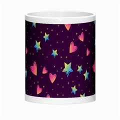 Colorful Stars Hearts Seamless Vector Pattern Morph Mug from ArtsNow.com Center
