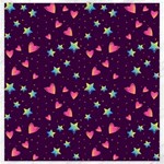 Colorful Stars Hearts Seamless Vector Pattern Canvas 20  x 20 