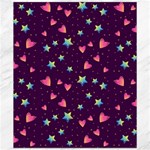 Colorful Stars Hearts Seamless Vector Pattern Canvas 20  x 24 