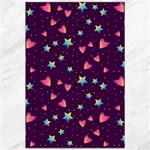 Colorful Stars Hearts Seamless Vector Pattern Canvas 20  x 30 