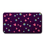 Colorful Stars Hearts Seamless Vector Pattern Medium Bar Mat