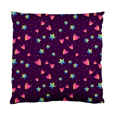 Colorful Stars Hearts Seamless Vector Pattern Standard Cushion Case (Two Sides) from ArtsNow.com Front