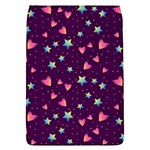 Colorful Stars Hearts Seamless Vector Pattern Removable Flap Cover (L)
