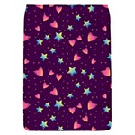 Colorful Stars Hearts Seamless Vector Pattern Removable Flap Cover (S)