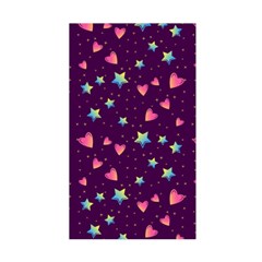 Colorful Stars Hearts Seamless Vector Pattern Duvet Cover Double Side (Single Size) from ArtsNow.com Back