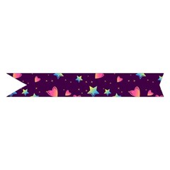 Colorful Stars Hearts Seamless Vector Pattern Midi Wrap Pencil Skirt from ArtsNow.com Hem