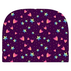 Colorful Stars Hearts Seamless Vector Pattern Make Up Case (Small) from ArtsNow.com Back