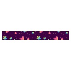Colorful Stars Hearts Seamless Vector Pattern Make Up Case (Small) from ArtsNow.com Zipper Tape Front