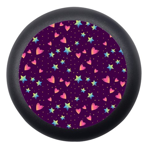 Colorful Stars Hearts Seamless Vector Pattern Dento Box with Mirror from ArtsNow.com Front