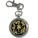 Mexican Culture Golden Tribal Icons Key Chain Watches