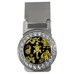 Mexican Culture Golden Tribal Icons Money Clips (CZ) 