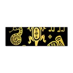 Mexican Culture Golden Tribal Icons Sticker Bumper (100 pack)