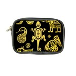 Mexican Culture Golden Tribal Icons Coin Purse